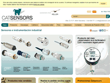 Tablet Screenshot of catsensors.com